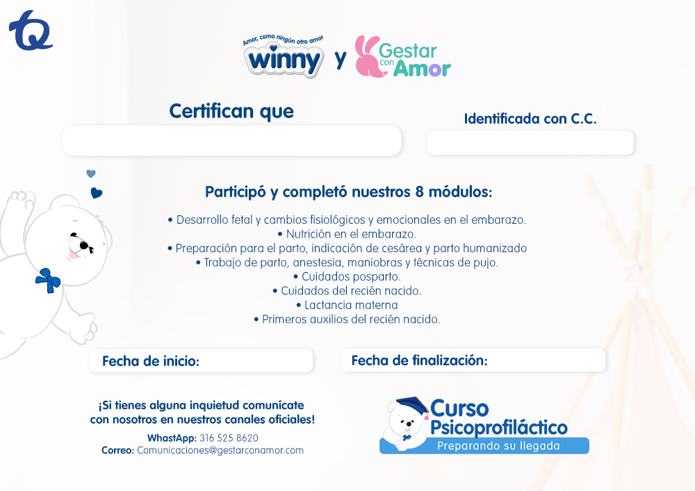 Diploma Curso profiláctico